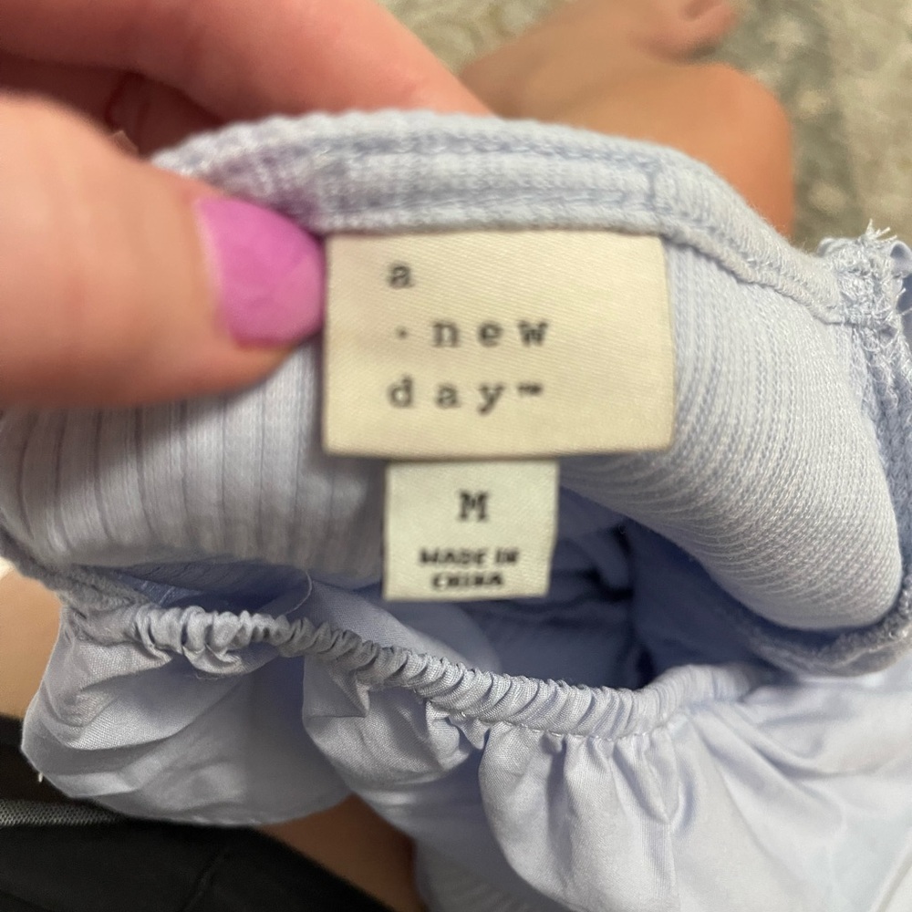 Light Blue Dress Top (M) Target - Picture 2 of 3